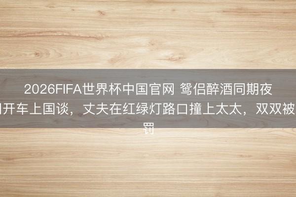 2026FIFA世界杯中国官网 鸳侣醉酒同期夜间开车上国谈，丈夫在红绿灯路口撞上太太，双双被罚